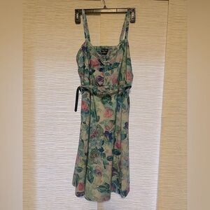 City Chic Teal Floral Dress